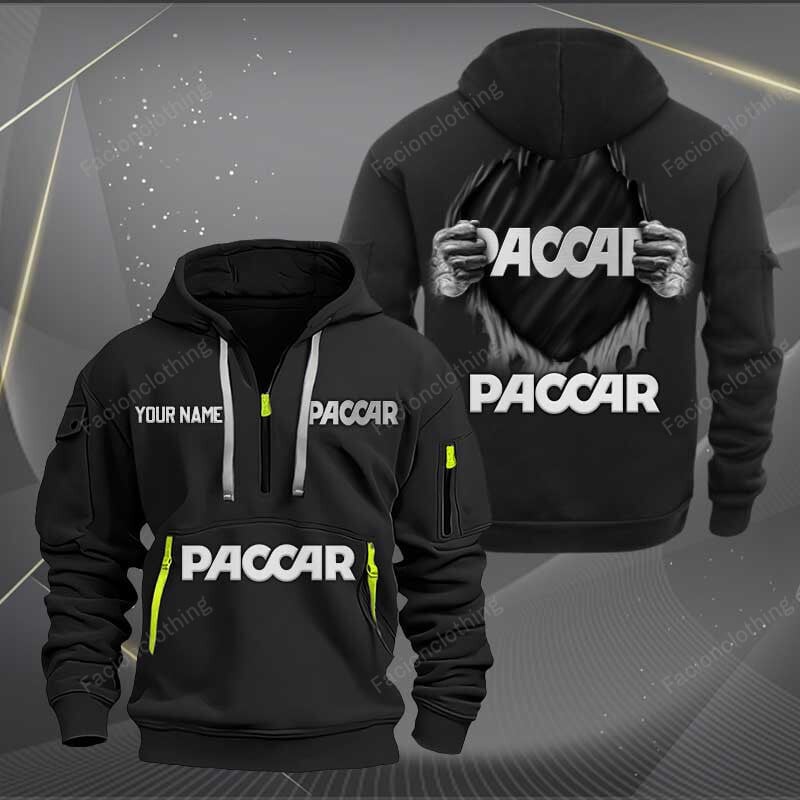 Sportswearmerch PacMotorcycles Car Personalized Half Zip Hoodie For Fan