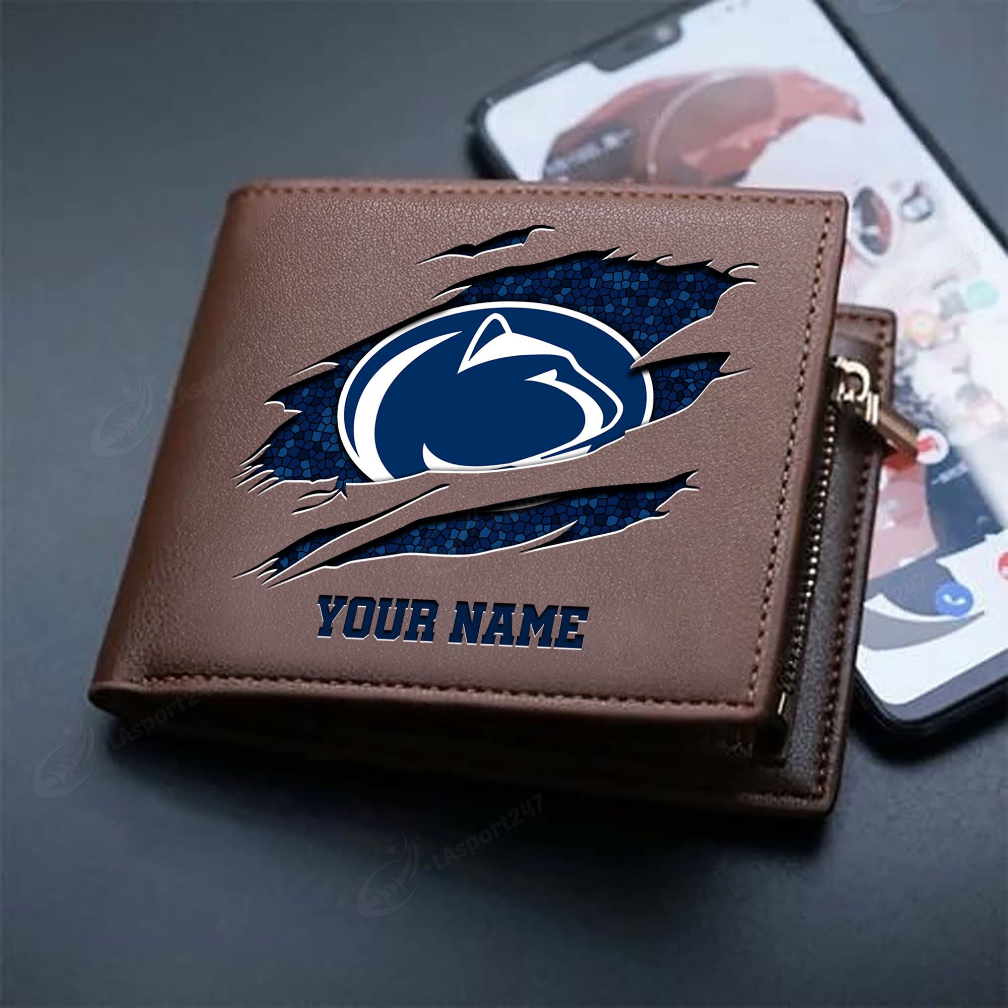 Sportswearmerch Penn State Nittany Lions NCAA Men Wallet For Fan