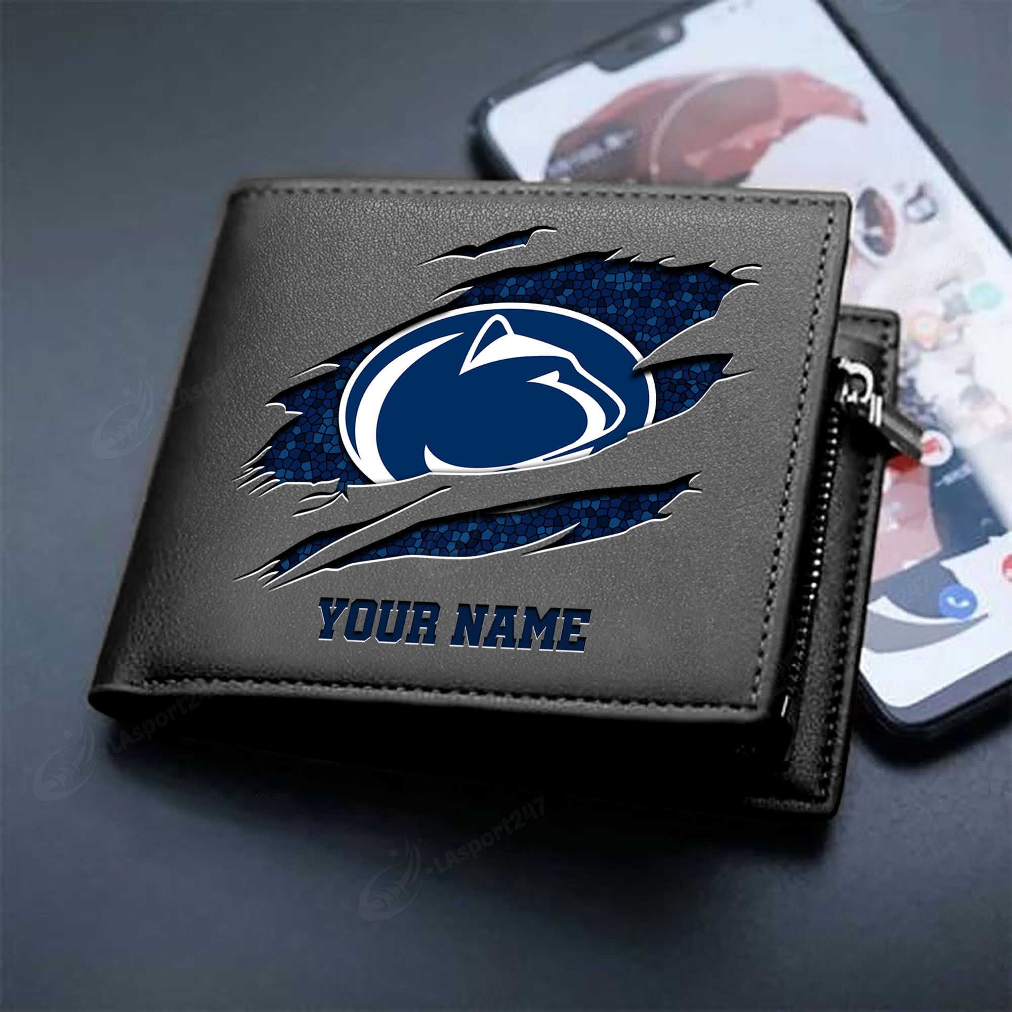 Sportswearmerch Penn State Nittany Lions NCAA Men Wallet For Fan