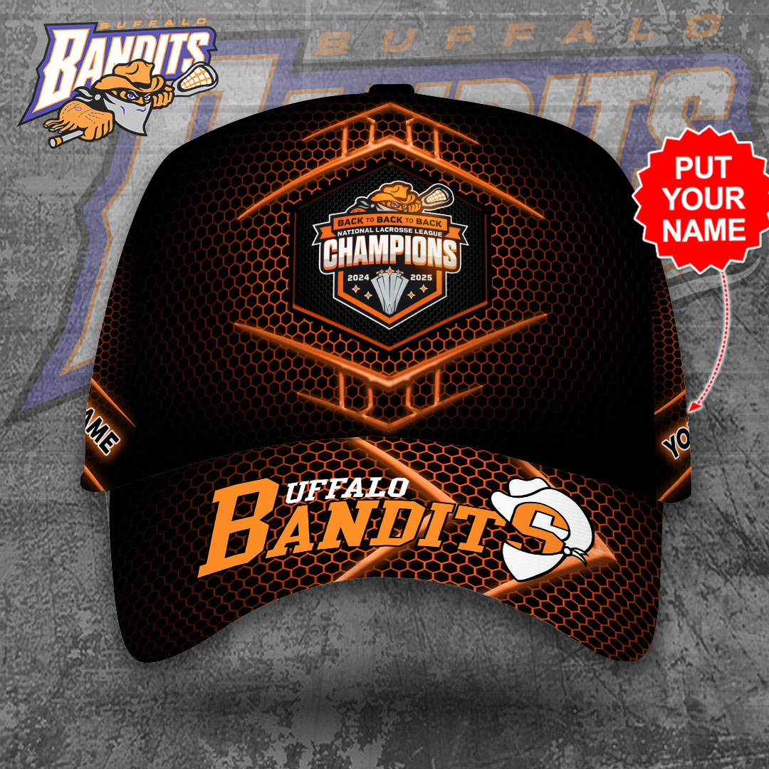 Sportswearmerch Personalized Buffalo Bandits NLL Classic Cap For Fan