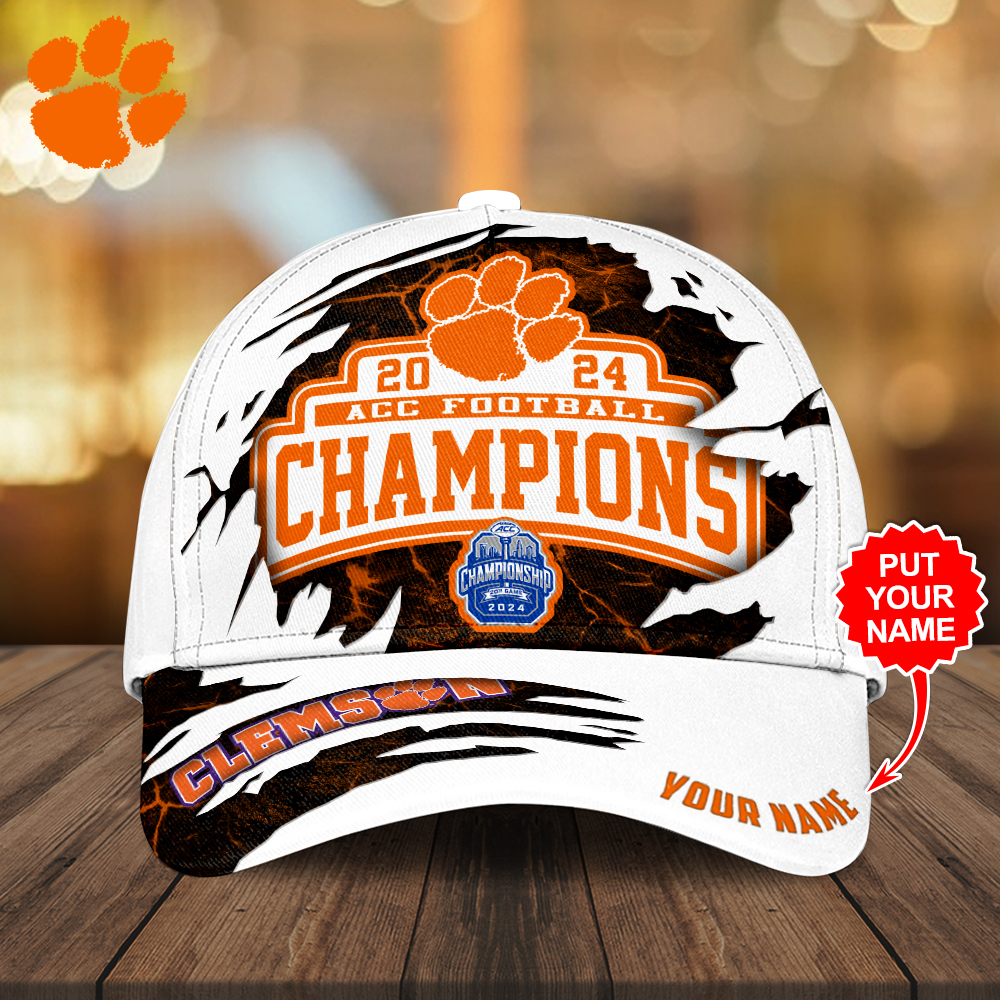 Sportswearmerch Personalized Clemson Tigers NCAA Football Classic Cap Gift For Fan