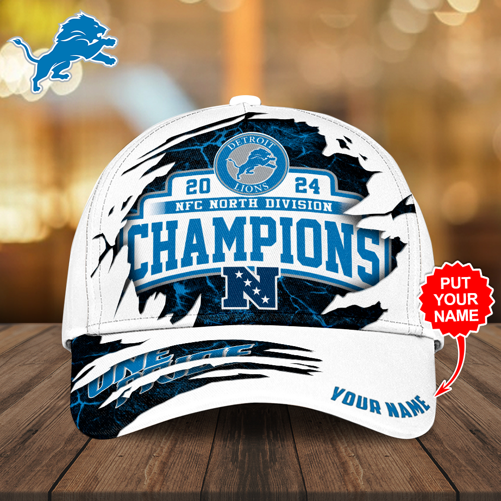 Sportswearmerch Personalized Detroit Lions NFL Classic Cap For Fan