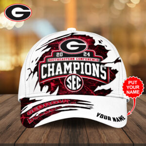 Sportswearmerch Personalized Georgia Bulldogs NCAA Football Classic Cap Gift For Fan