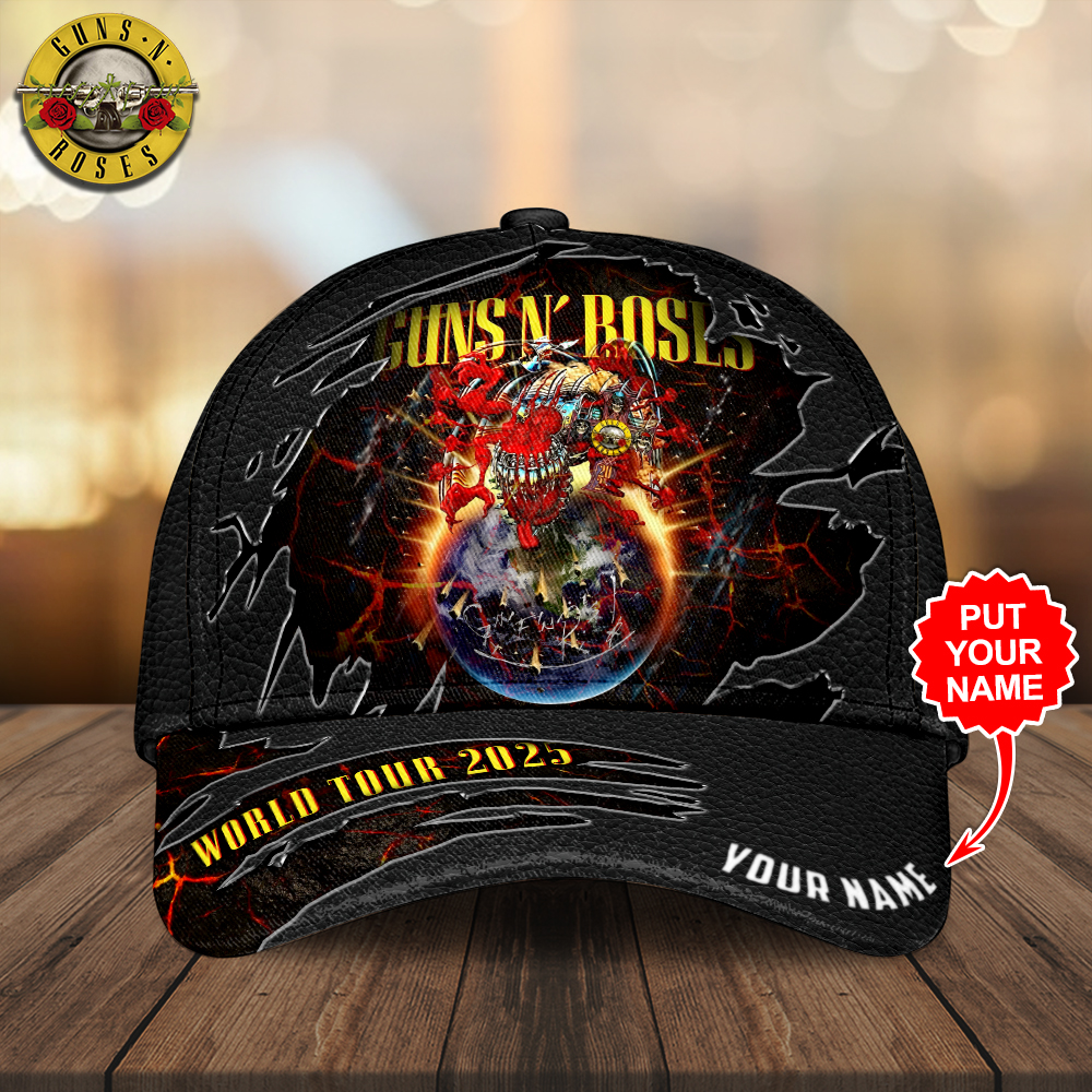 Sportswearmerch Personalized Guns N' Roses Music Classic Cap Gift For Fan