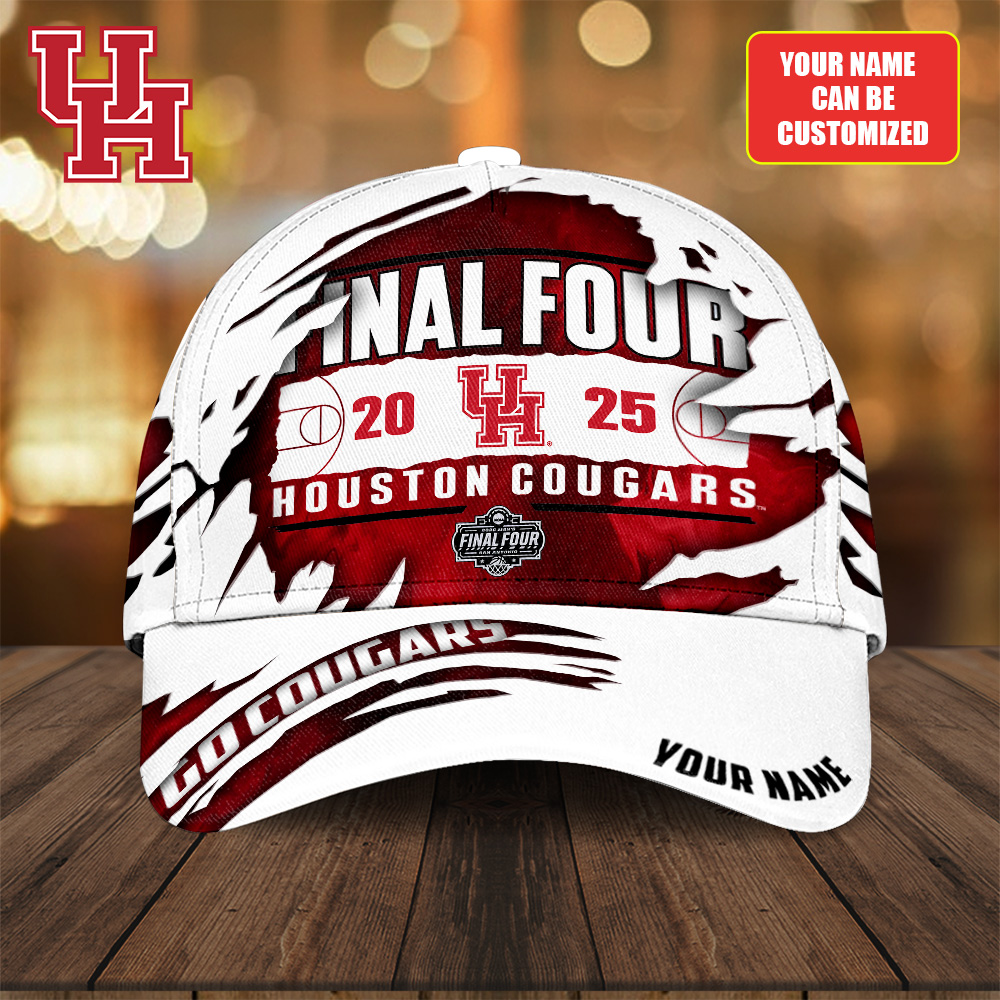 Sportswearmerch Personalized Houston Cougars NCAA Men's Basketball Classic Cap For Fan