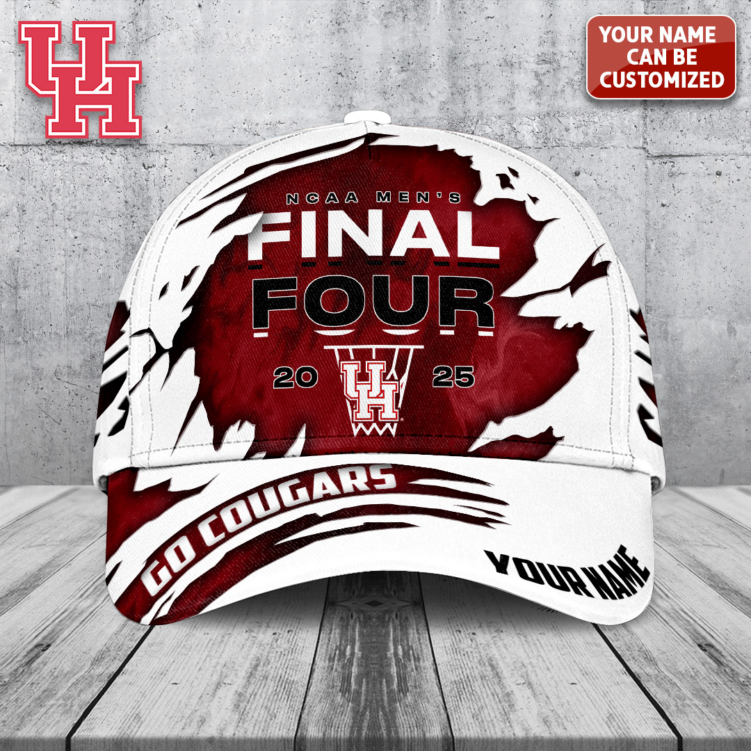 Sportswearmerch Personalized Houston Cougars NCAA Men's Basketball Classic Cap For Fan