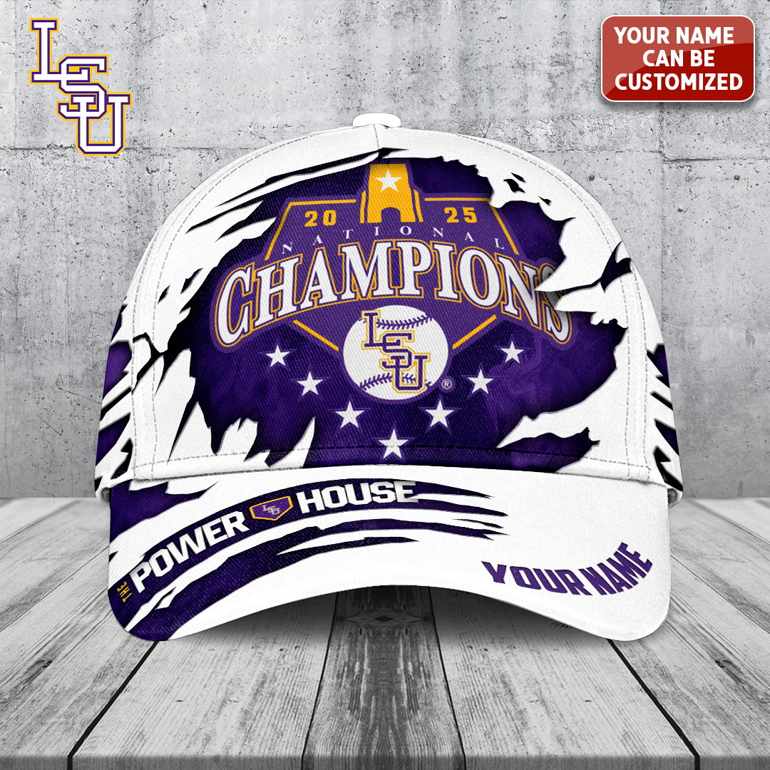 Sportswearmerch Personalized LSU Tigers NCAA Baseball Classic Cap For Fan