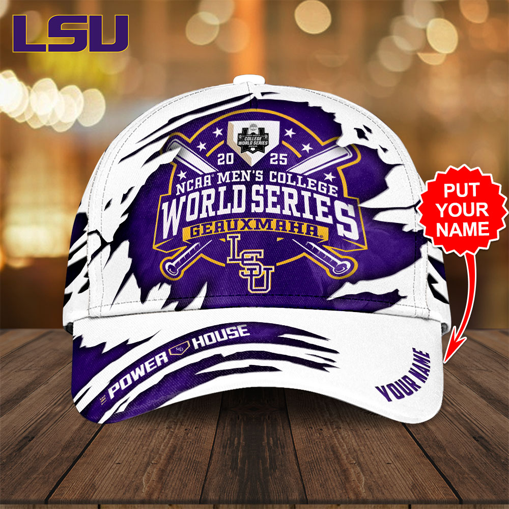 Sportswearmerch Personalized LSU Tigers NCAA Baseball Classic Cap For Fan