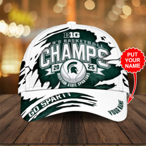 Sportswearmerch Personalized Michigan State Spartans NCAA Men's Basketball Classic Cap Gift For Fan