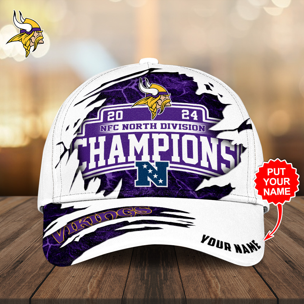 Sportswearmerch Personalized Minnesota Vikings NFL Classic Cap For Fan