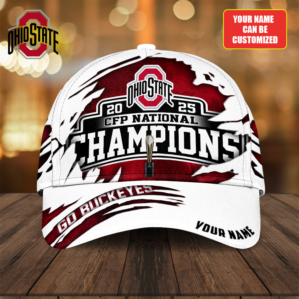 Sportswearmerch Personalized Ohio State Buckeyes NCAA Football Classic Cap For Fan