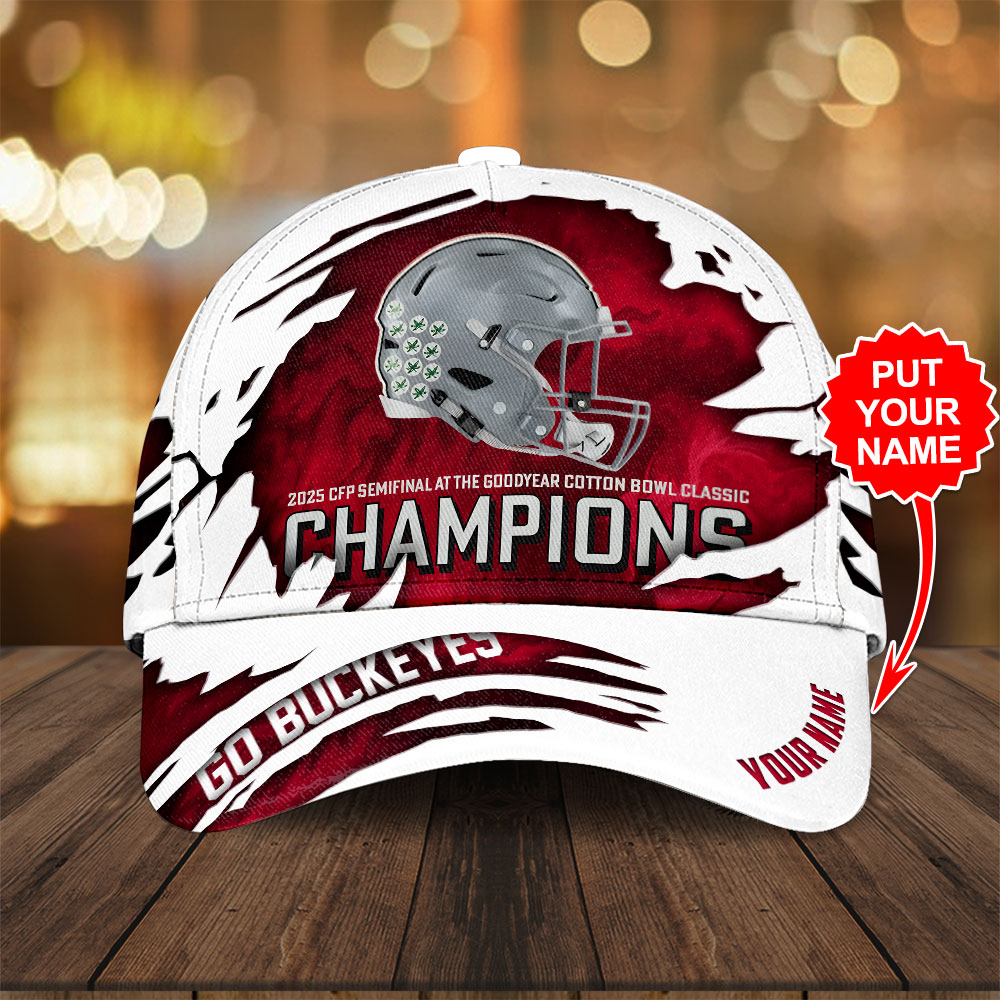Sportswearmerch Personalized Ohio State Buckeyes NCAA Football Classic Cap For Fan