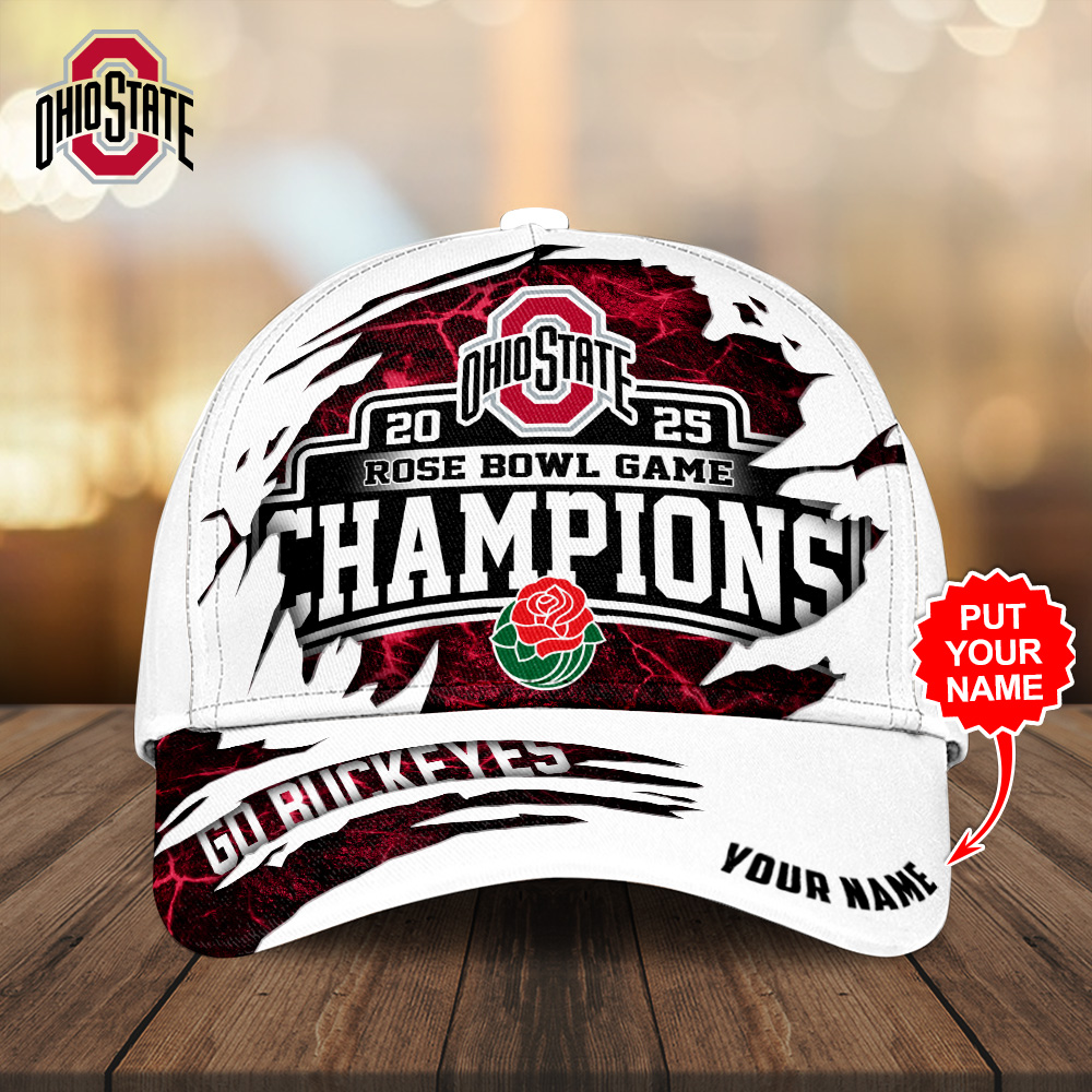Sportswearmerch Personalized Ohio State Buckeyes NCAA Football Classic Cap For Fan