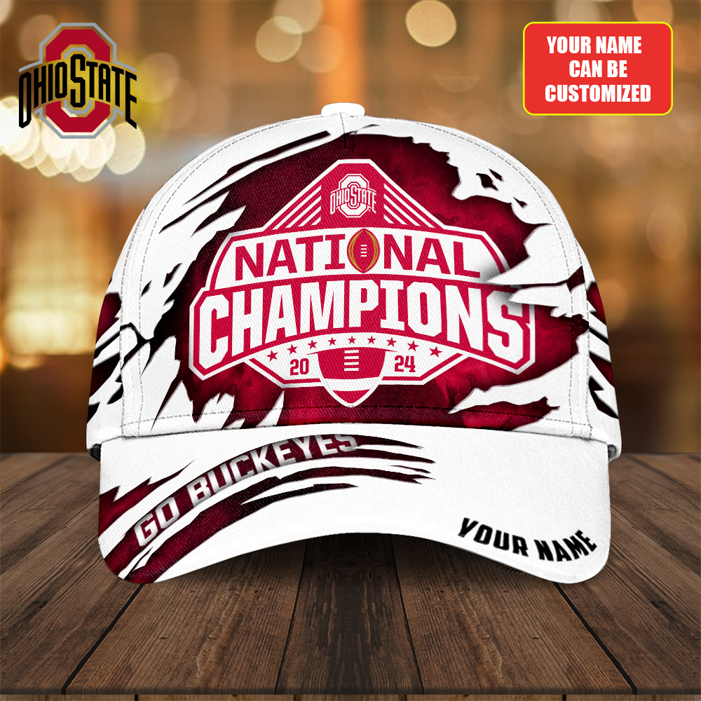 Sportswearmerch Personalized Ohio State Buckeyes NCAA Football Classic Cap For Fan