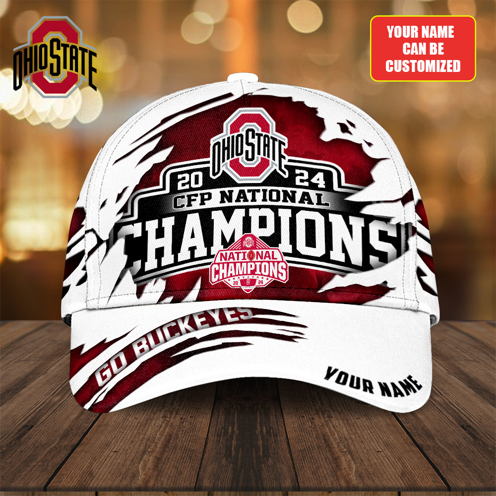 Sportswearmerch Personalized Ohio State Buckeyes NCAA Football Classic Cap Gift For Fan
