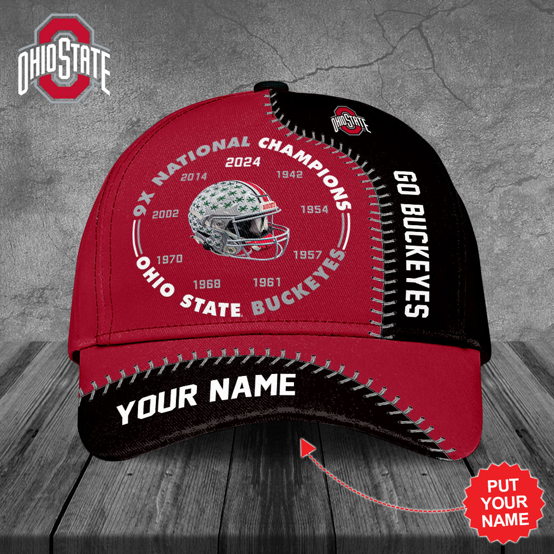 Sportswearmerch Personalized Ohio State Buckeyes NCAA Football Classic Cap Gift For Fan