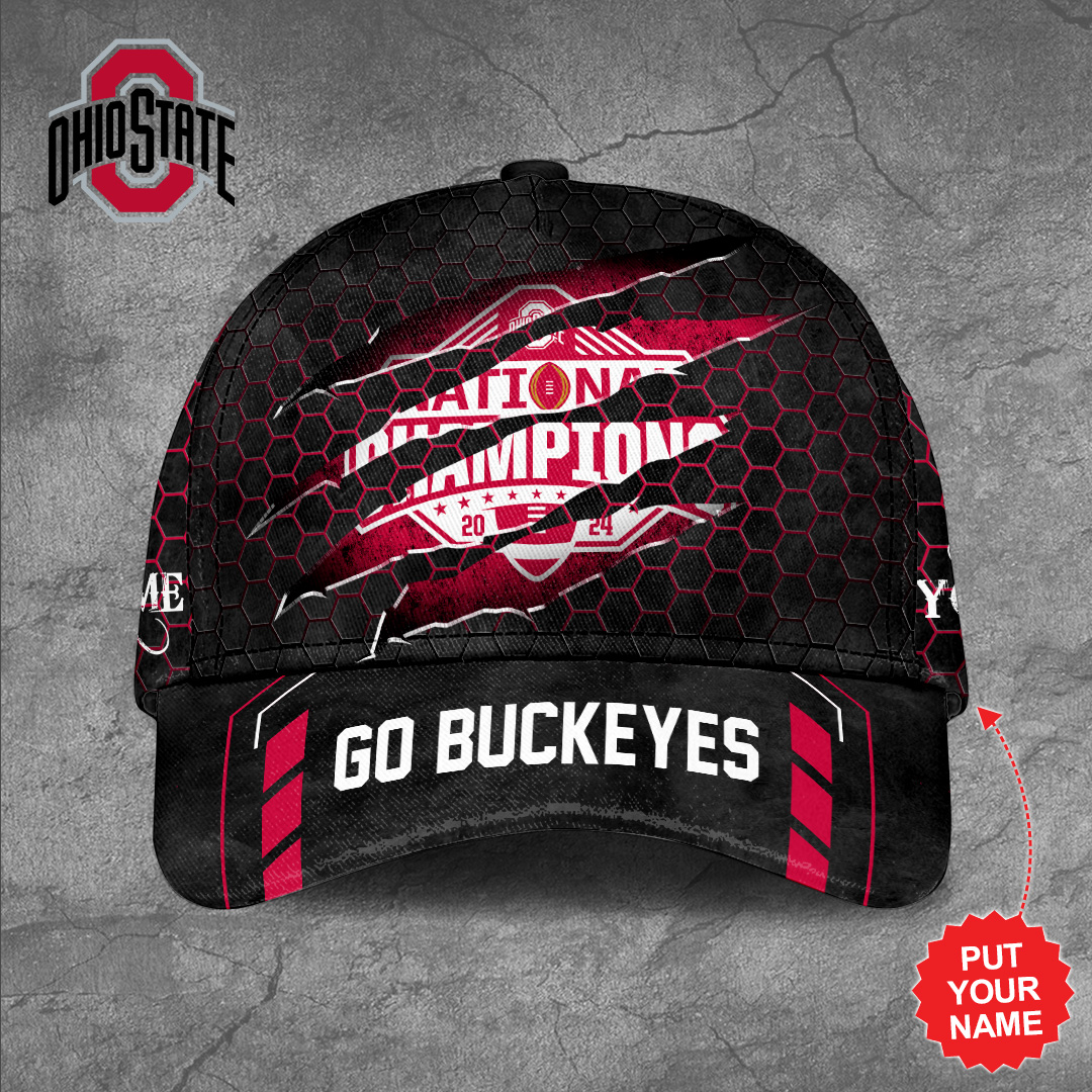 Sportswearmerch Personalized Ohio State Buckeyes NCAA Football Classic Cap Gift For Fan