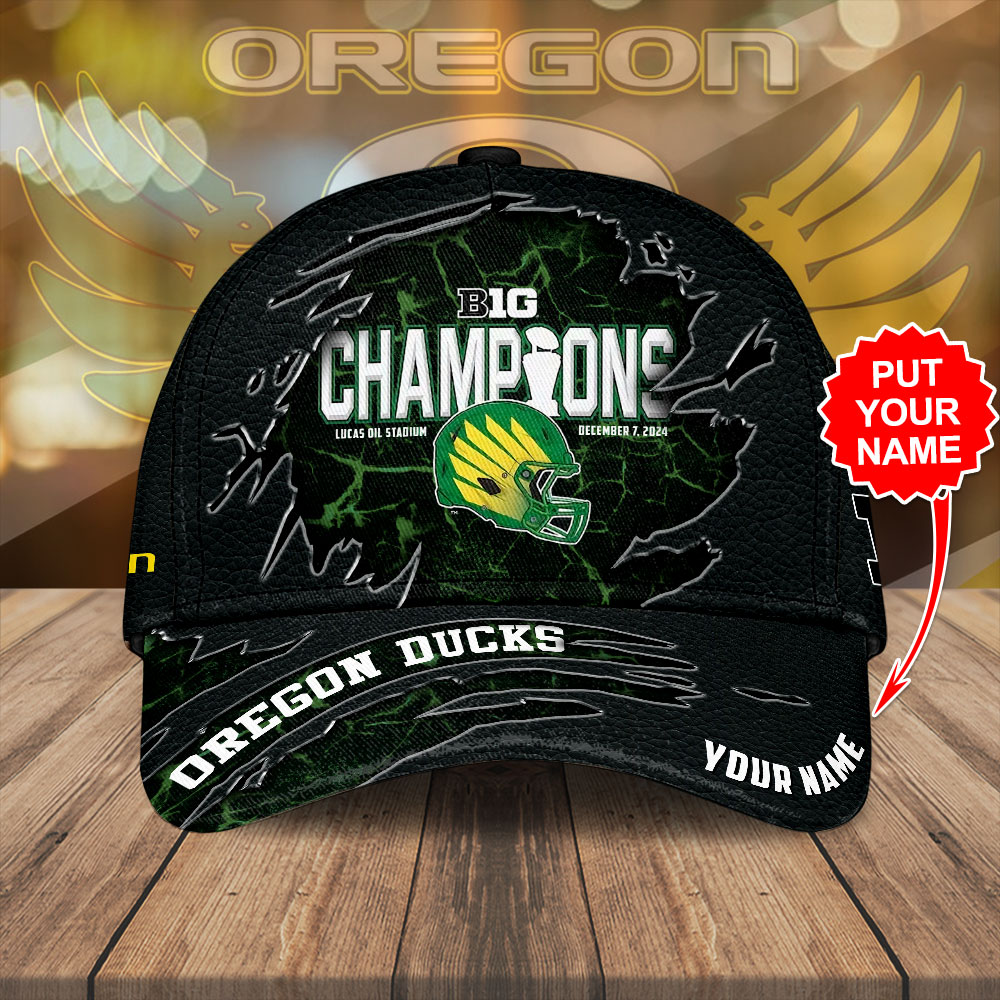 Sportswearmerch Personalized Oregon Ducks NCAA Football Classic Cap Gift For Fan