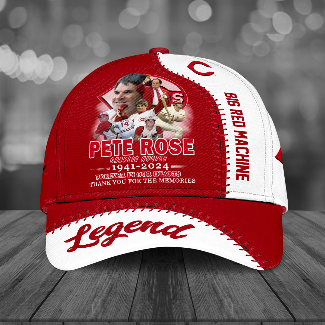 Sportswearmerch Pete Rose x Cincinnati Reds MLB Classic Cap Gift For Fan