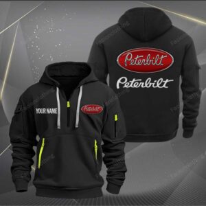 Sportswearmerch Peterbilt Car Personalized Half Zip Hoodie For Fan