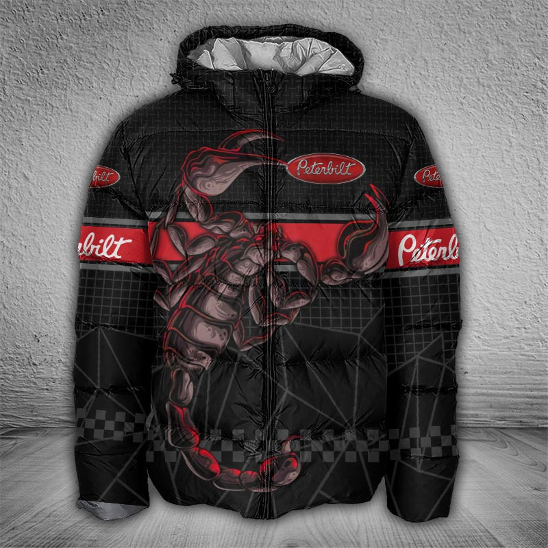 Sportswearmerch Peterbilt Trucks Puffer Jacket For Fan