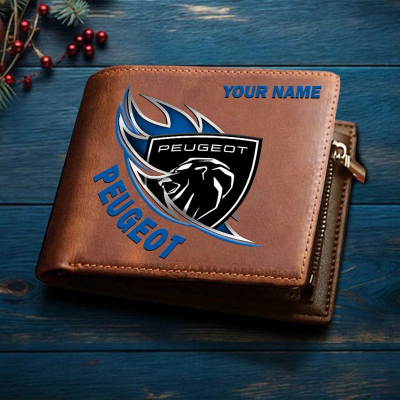 Sportswearmerch Peugeot Car New Man Folded Wallet Gifts For Fan