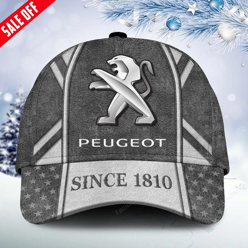 Sportswearmerch Peugeot Car Personalized Cap For Fan
