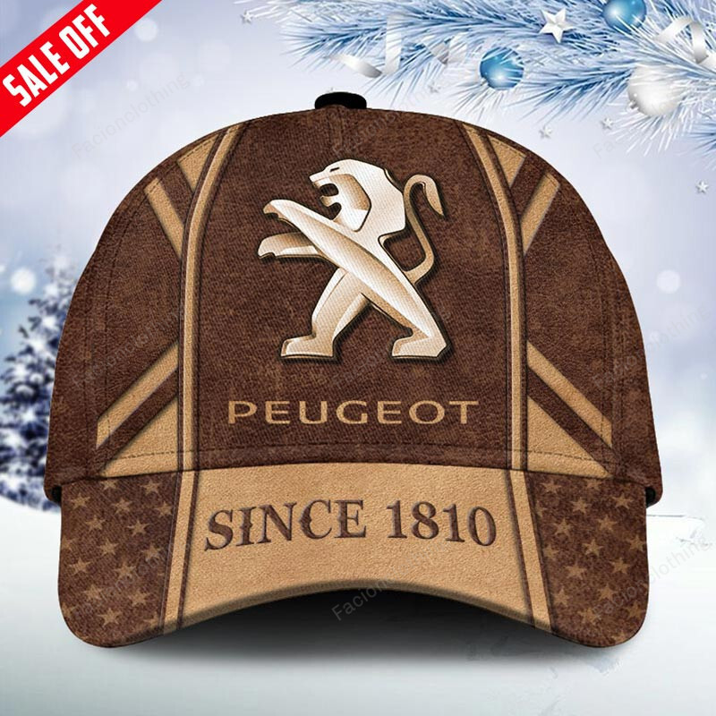 Sportswearmerch Peugeot Car Personalized Cap For Fan