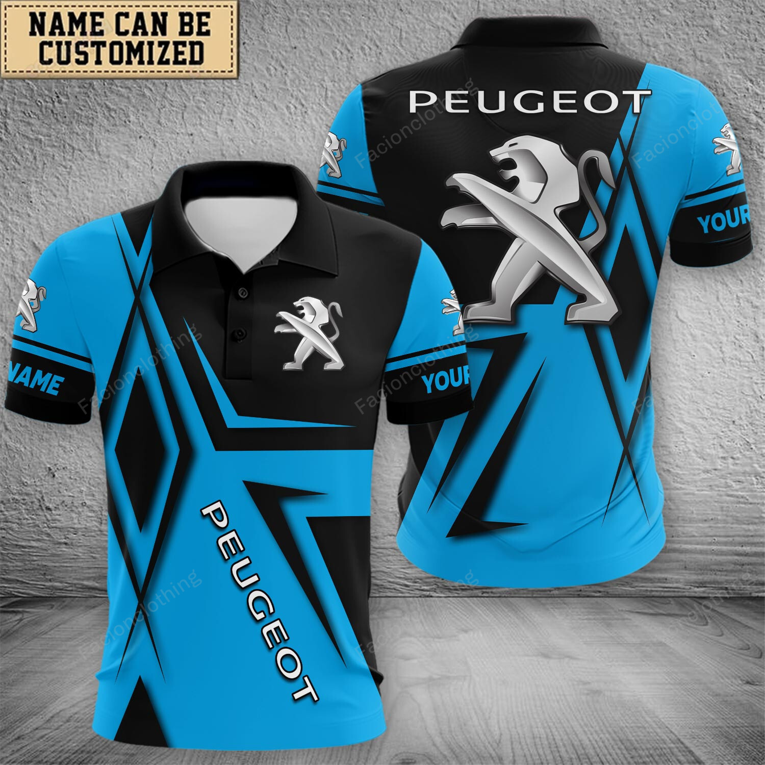 Sportswearmerch Peugeot Car Polo Shirt For Fan