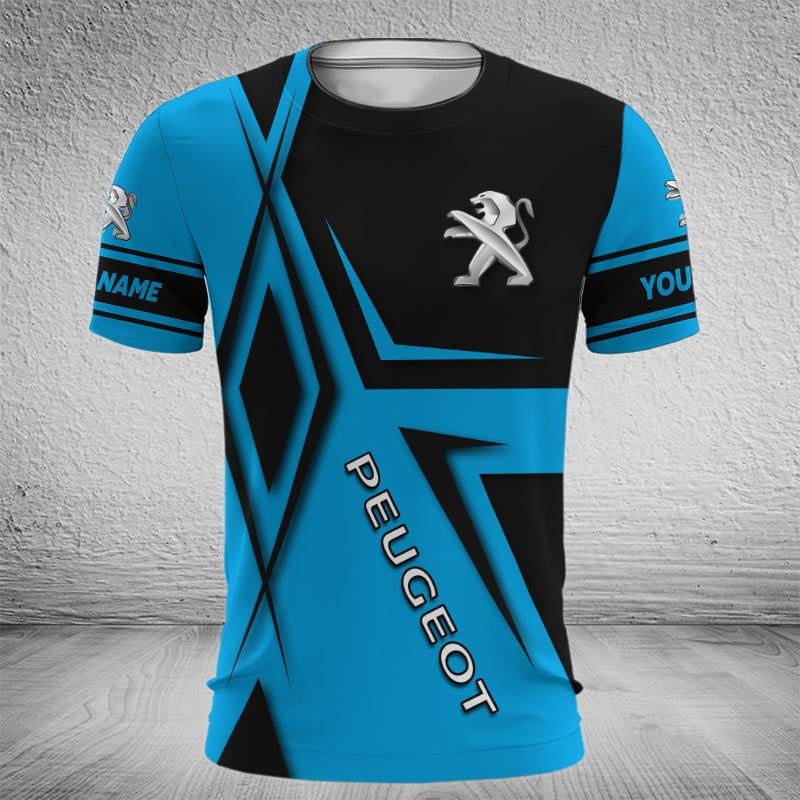 Sportswearmerch Peugeot Car T-shirt For Fan