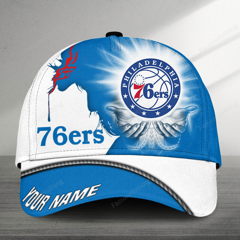 Sportswearmerch Philadelphia 76ers NBA Personalized Cap For Fan