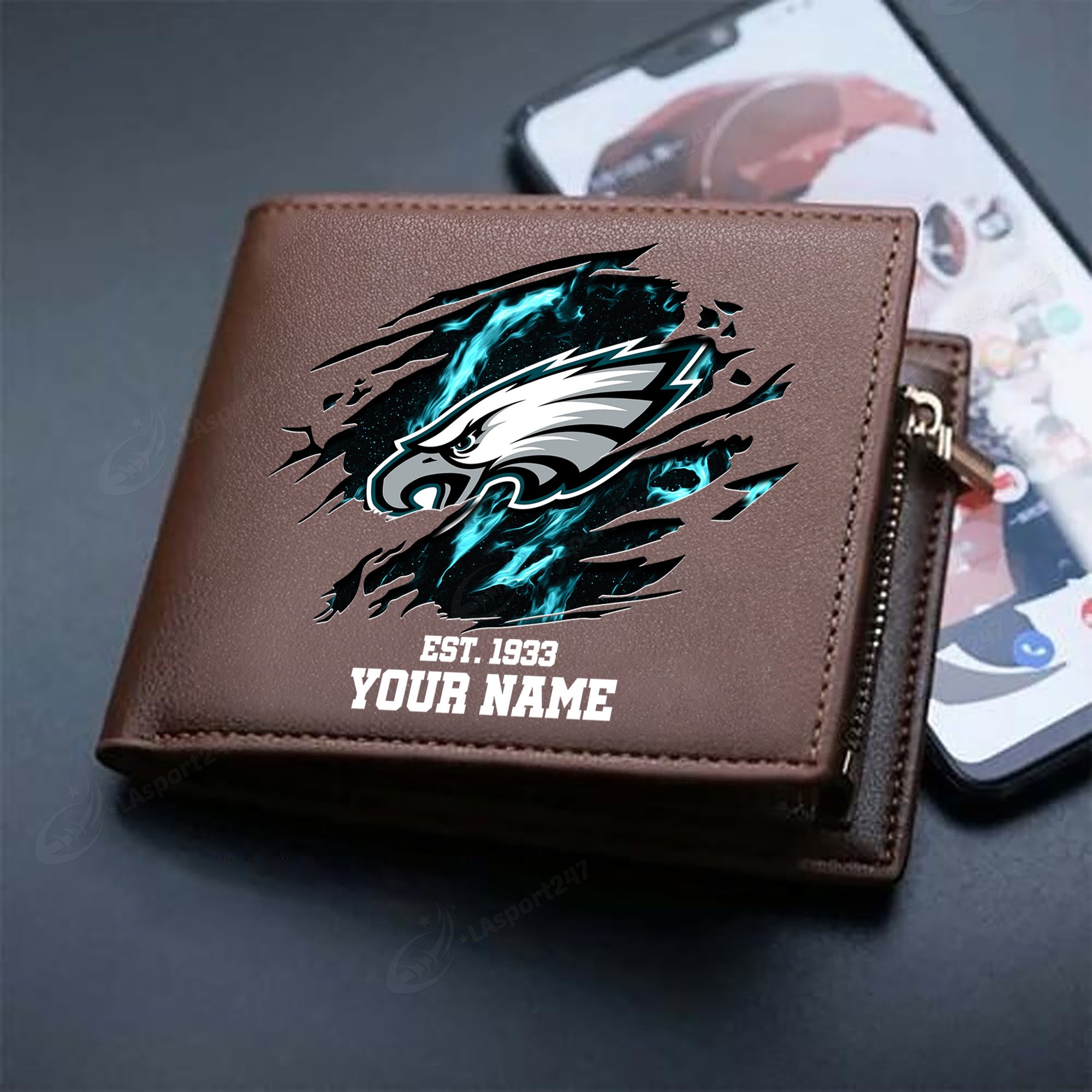 Sportswearmerch Philadelphia Eagles NFL Men Wallet For Fan
