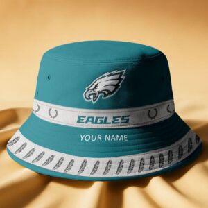 Sportswearmerch Philadelphia Eagles NFL New Style Bucket Hat For Fans