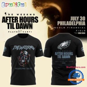 Sportswearmerch Philadelphia Eagles NFL x The Weeknd T-Shirt For Fan