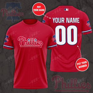 Sportswearmerch Philadelphia Phillies MLB Personalized T-shirt For Fan