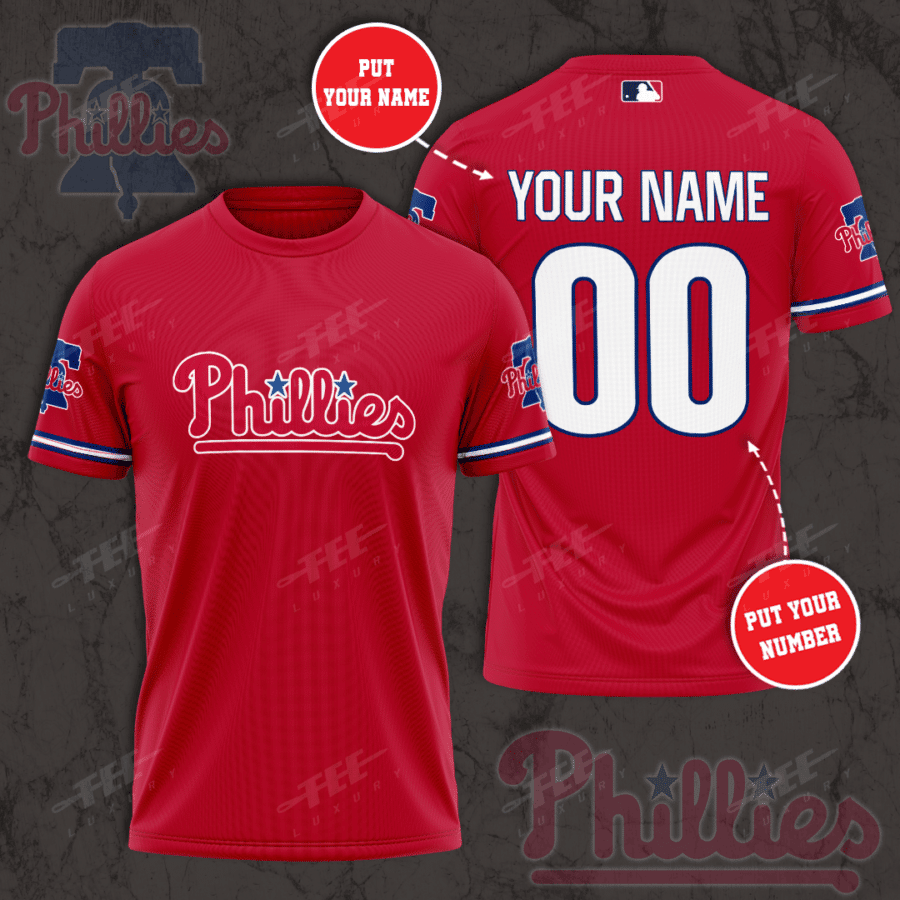Sportswearmerch Philadelphia Phillies MLB Personalized T-shirt For Fan