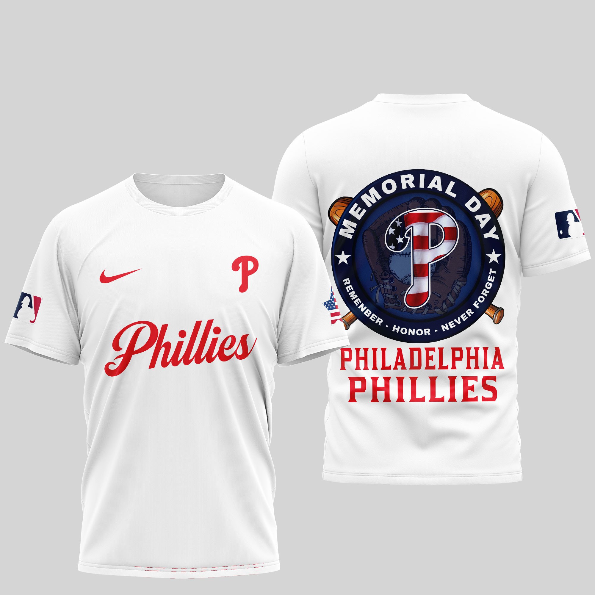 Sportswearmerch Philadelphia Phillies MLB Personalized T-shirt For Fan