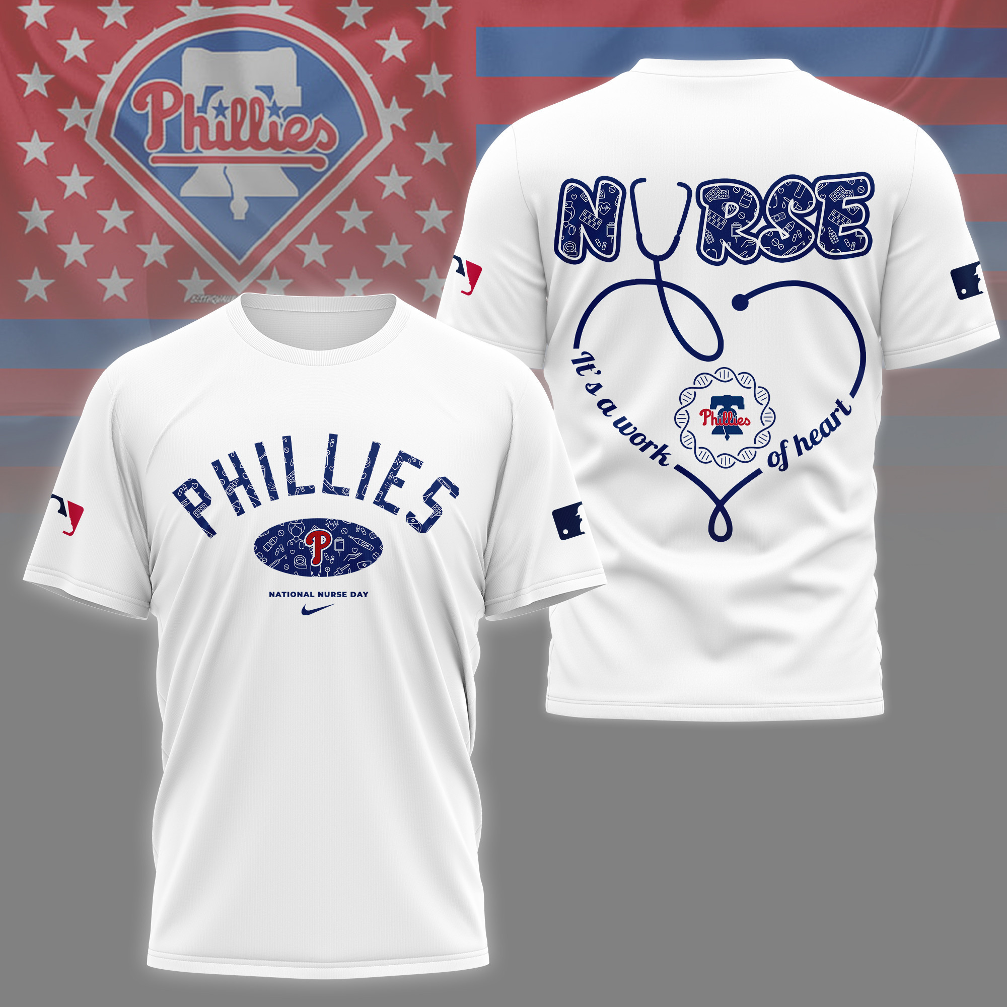 Sportswearmerch Philadelphia Phillies MLB Personalized T-shirt For Fan