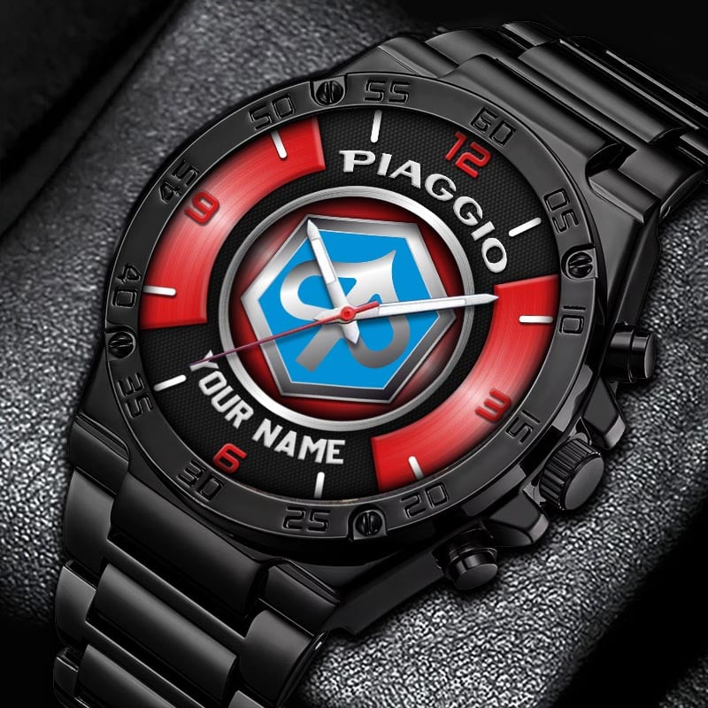 Sportswearmerch Piaggio Motorcycle Watch For Fan