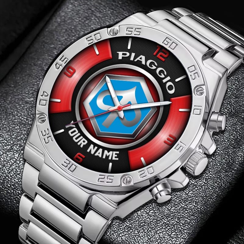 Sportswearmerch Piaggio Motorcycle Watch For Fan