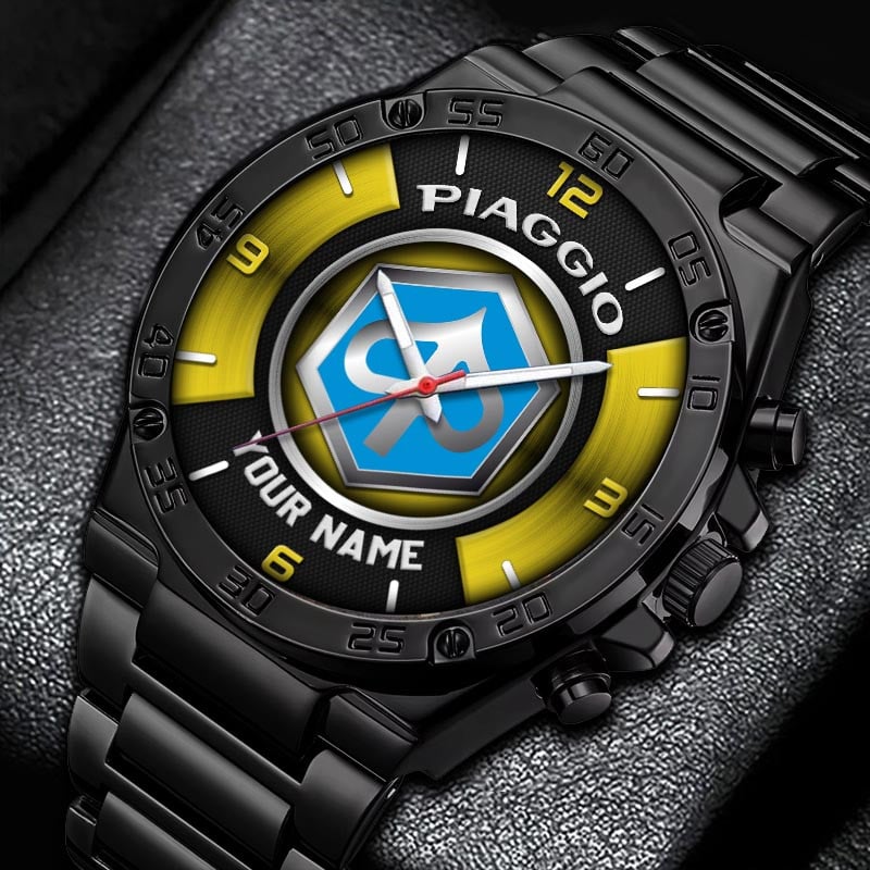 Sportswearmerch Piaggio Motorcycle Watch For Fan