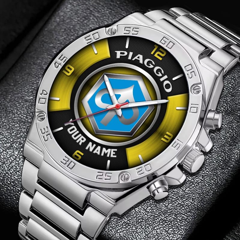 Sportswearmerch Piaggio Motorcycle Watch For Fan
