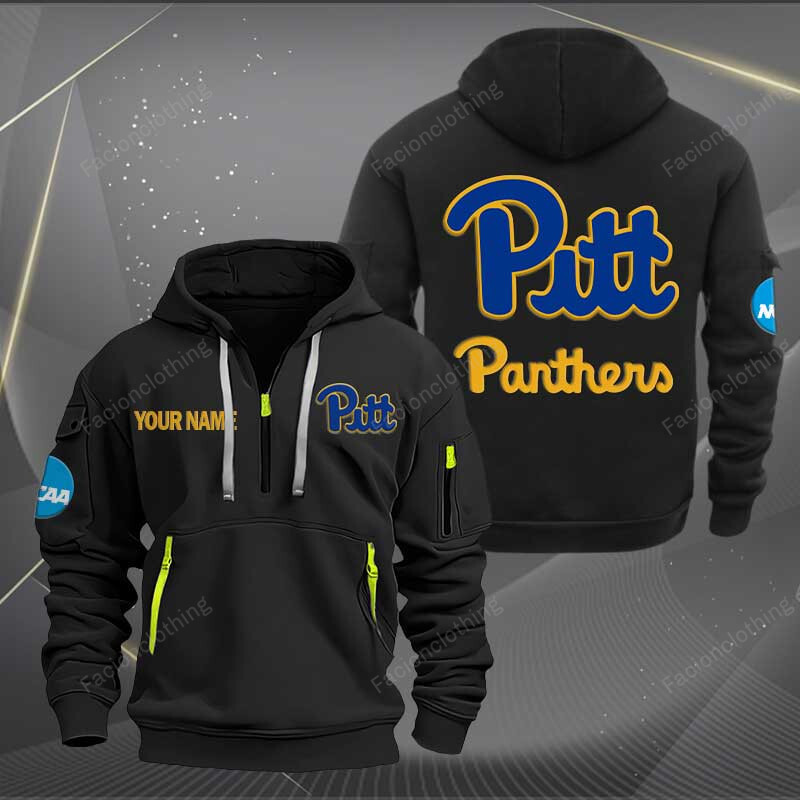Sportswearmerch Pittsburgh Panthers NCAA Personalized Half Zip Hoodie For Fan