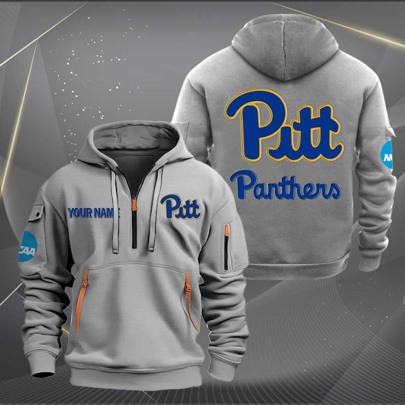 Sportswearmerch Pittsburgh Panthers NCAA Personalized Half Zip Hoodie For Fan