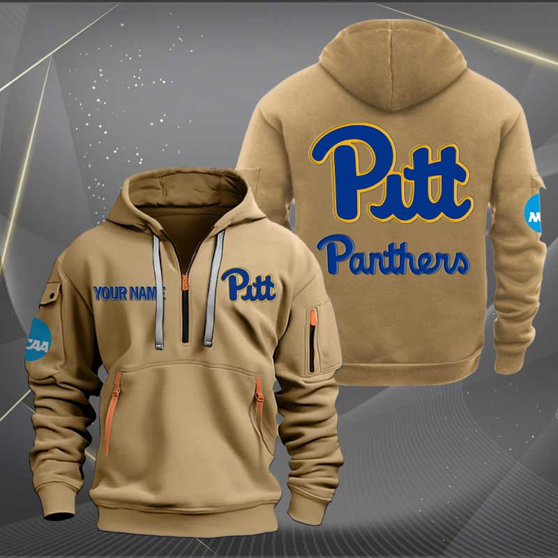 Sportswearmerch Pittsburgh Panthers NCAA Personalized Half Zip Hoodie For Fan