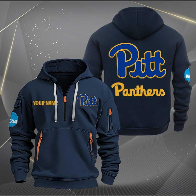 Sportswearmerch Pittsburgh Panthers NCAA Personalized Half Zip Hoodie For Fan