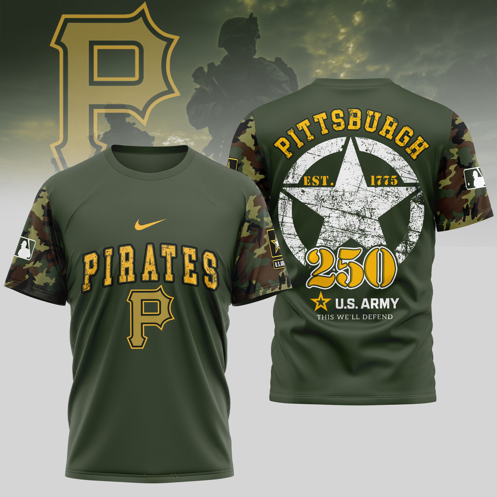Sportswearmerch Pittsburgh Pirates MLB Personalized T-shirt For Fan