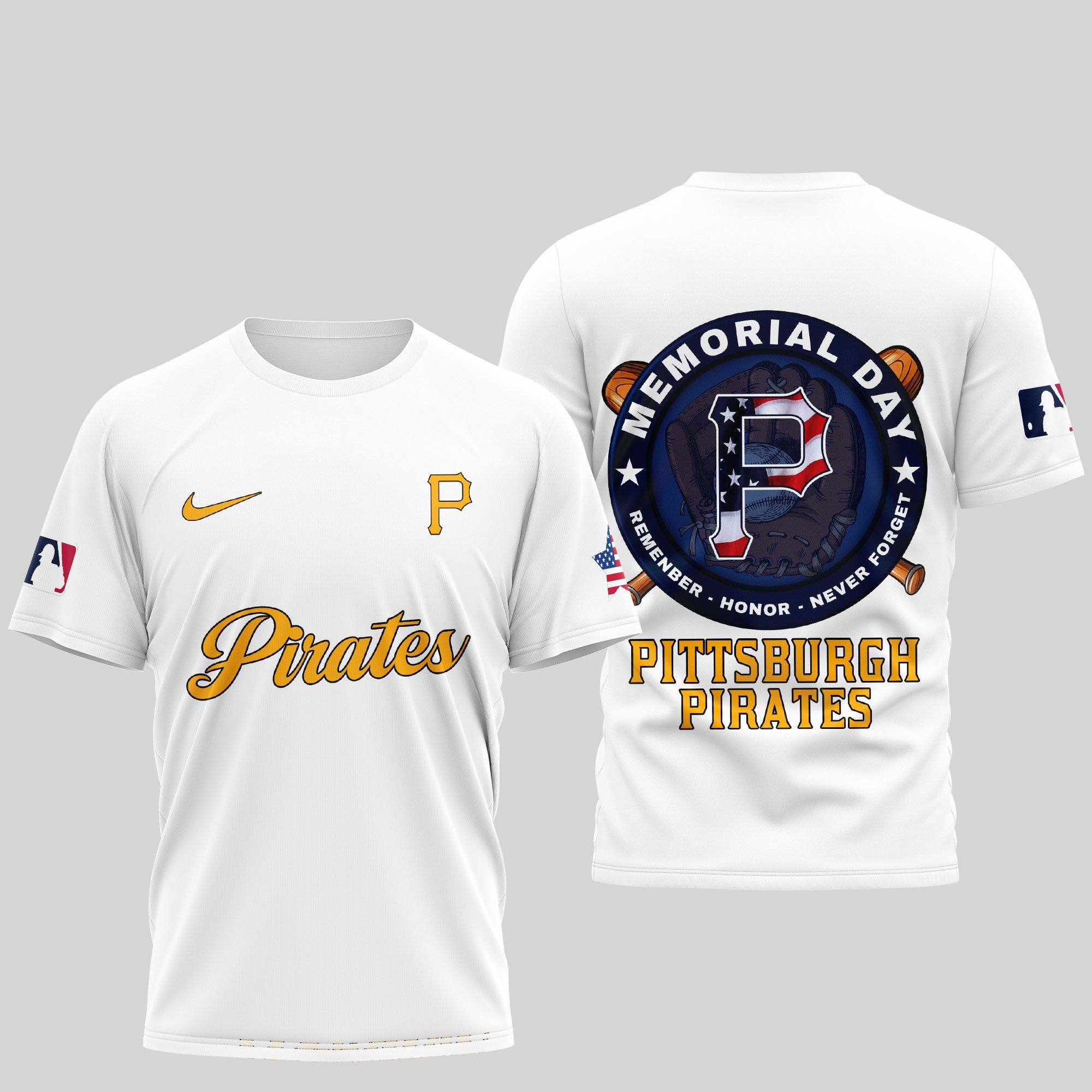 Sportswearmerch Pittsburgh Pirates MLB Personalized T-shirt For Fan