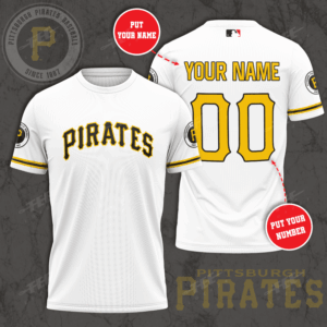 Sportswearmerch Pittsburgh Pirates MLB Personalized T-shirt For Fan