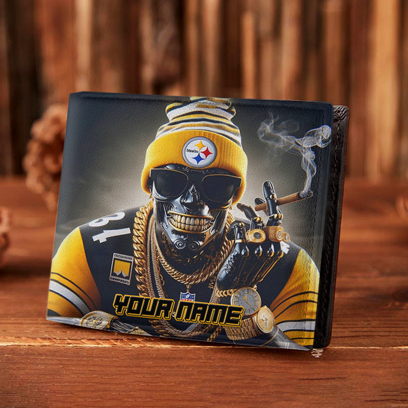 Sportswearmerch Pittsburgh Steelers NFL Folded Wallet Perfect Gift For Fan